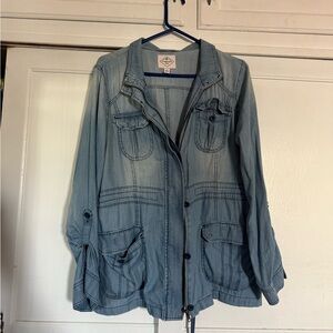 St. John's Bay Light Blue Utility Jacket